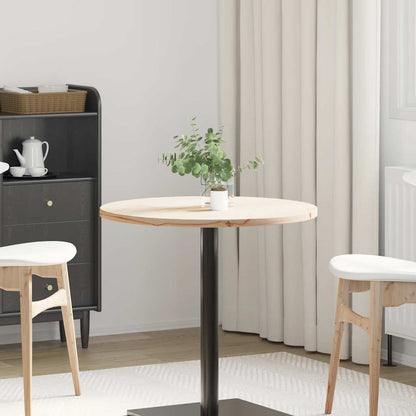 Piano Tavolo Ø70x2,5 cm in Legno Massello di Pino | homemem39