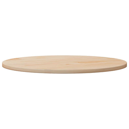 Piano Tavolo Ø90x2,5 cm in Legno Massello di Pino