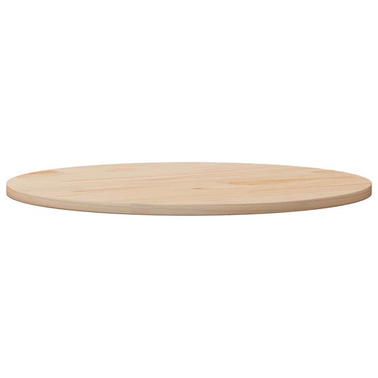 Piano Tavolo Ø90x2,5 cm in Legno Massello di Pino