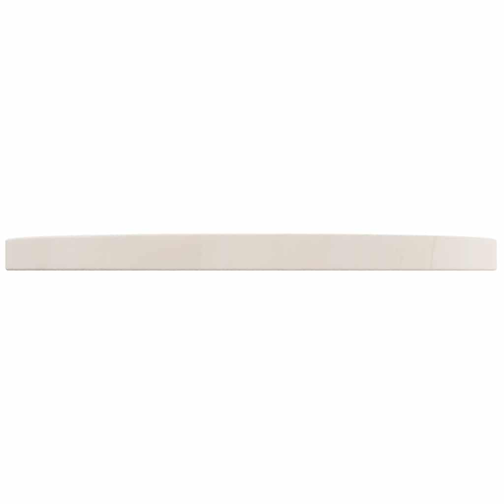 Piano Tavolo Bianco Ø40x2,5 cm in Legno Massello di Pino | homemem39