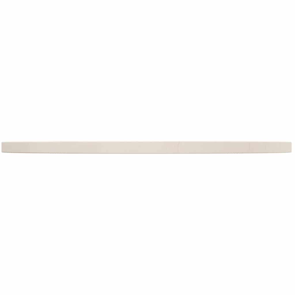 Piano Tavolo Bianco Ø70x2,5 cm in Legno Massello di Pino | homemem39