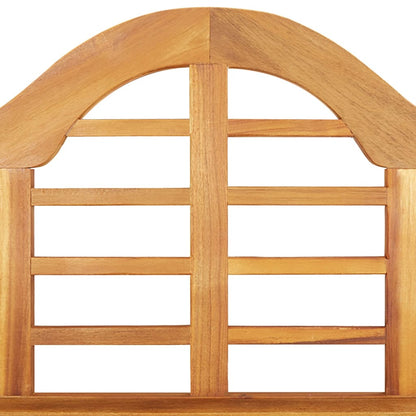 Panchina da Giardino 125 cm Legno Massello di Acacia - homemem39