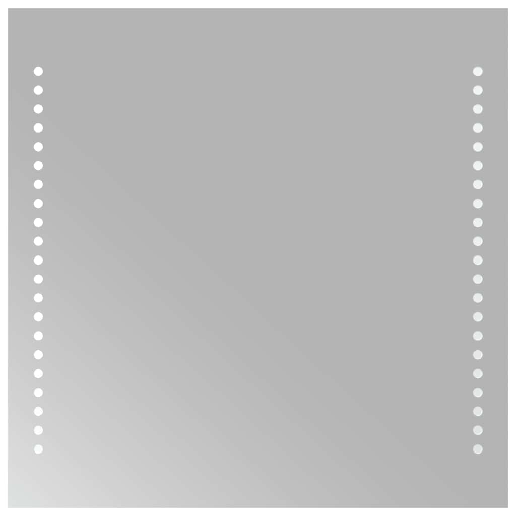 Specchio da Bagno con Luci LED 40x40 cm