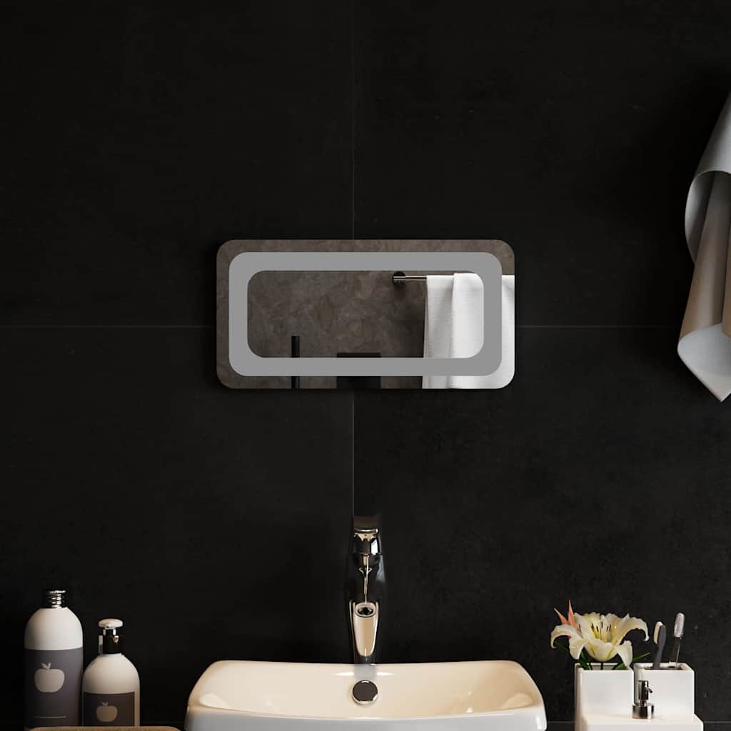 Specchio da Bagno con Luci LED 40x20 cm