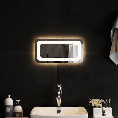 Specchio da Bagno con Luci LED 40x20 cm