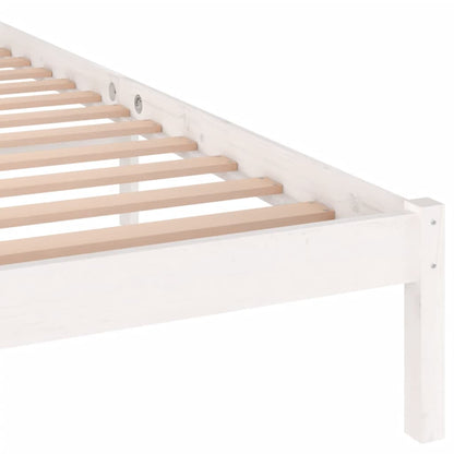 Giroletto in Legno Massello di Pino 200x200 cm Bianco | homemem39