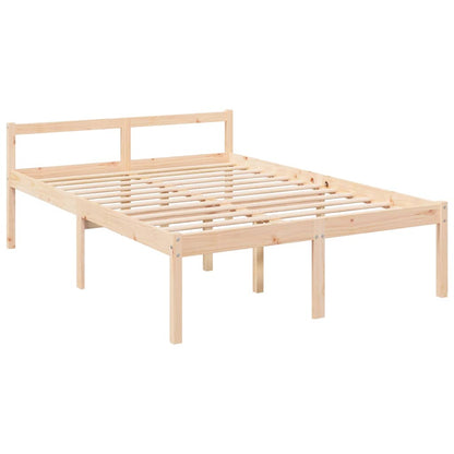 Letto per Anziani 135x190 cm Double in Legno Massello di Pino - homemem39