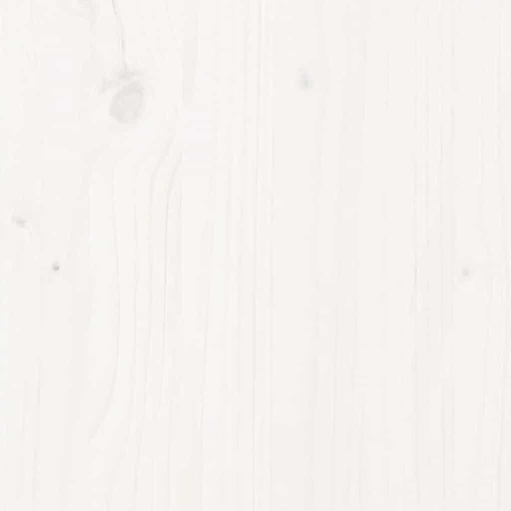 Letto per Anziani Bianco 180x200 cm Super King Legno di Pino - homemem39