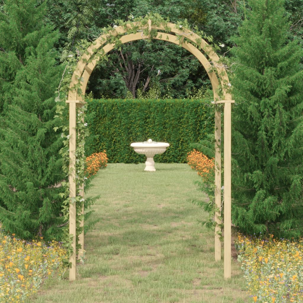 Arco da Giardino 141x97x243 cm in Legno di Pino Impregnato | homemem39