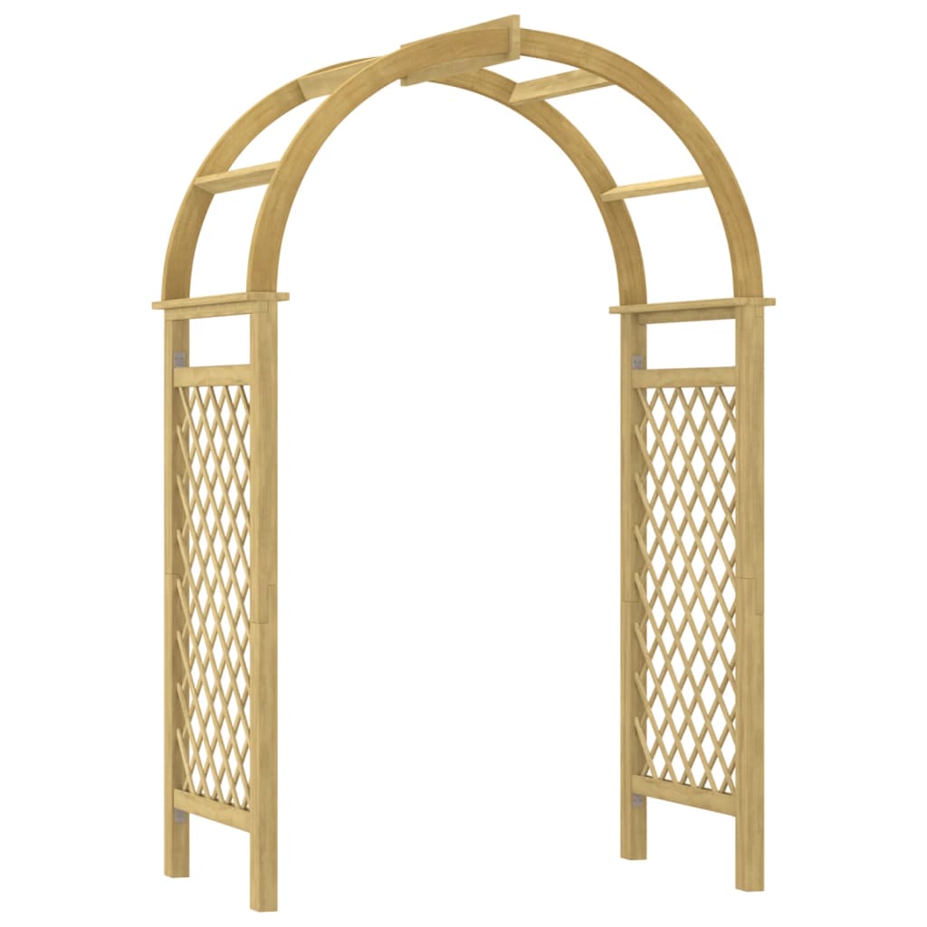Arco con Traliccio 141x97x243 cm in Legno di Pino Impregnato | homemem39