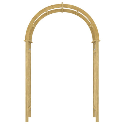 Arco con Traliccio 141x97x243 cm in Legno di Pino Impregnato | homemem39