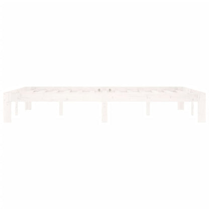 Giroletto Bianco in Legno Massello di Pino 140x200 cm | homemem39