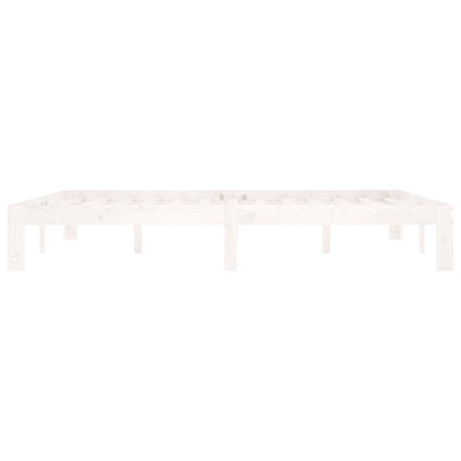 Giroletto Bianco in Legno Massello di Pino 160x200 cm | homemem39
