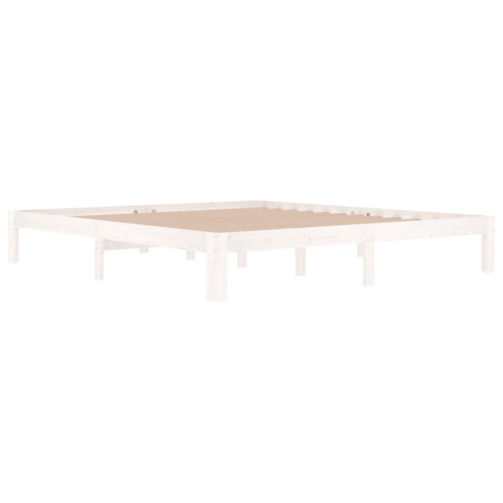 Giroletto Bianco in Legno Massello 180x200 cm Super King | homemem39