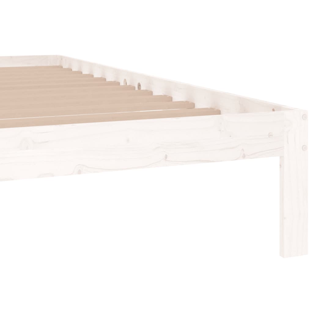 Giroletto Bianco in Legno Massello 180x200 cm Super King | homemem39