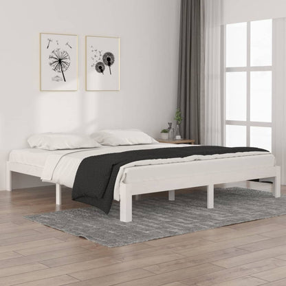 Giroletto Bianco in Legno Massello 180x200 cm Super King | homemem39