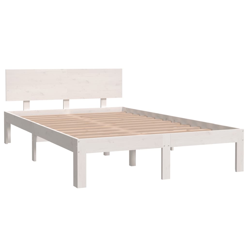 Giroletto Bianco in Legno Massello di Pino 120x200 cm | homemem39