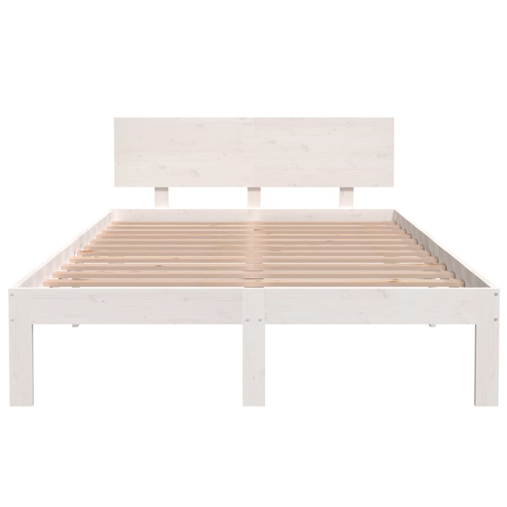 Giroletto Bianco in Legno Massello di Pino 120x200 cm | homemem39