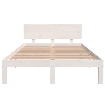 Giroletto Bianco in Legno Massello di Pino 120x200 cm | homemem39