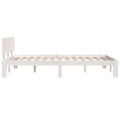 Giroletto Bianco in Legno Massello di Pino 120x200 cm | homemem39