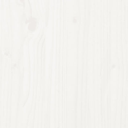 Giroletto Bianco in Legno Massello di Pino 120x200 cm | homemem39