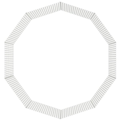 Recinto per Animali Ruspante 10 Pannelli 54x80 cm Ferro Zincato | homemem39