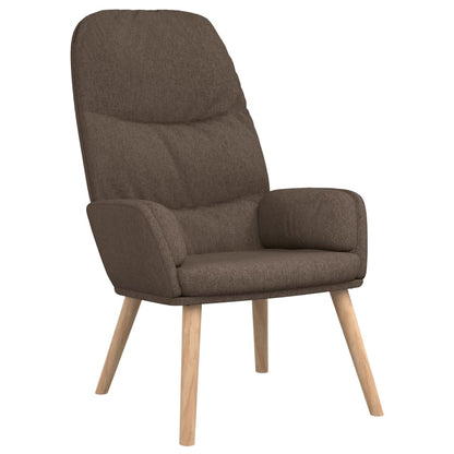 Relax Armchair with Dove Gray Footrest in Fabric