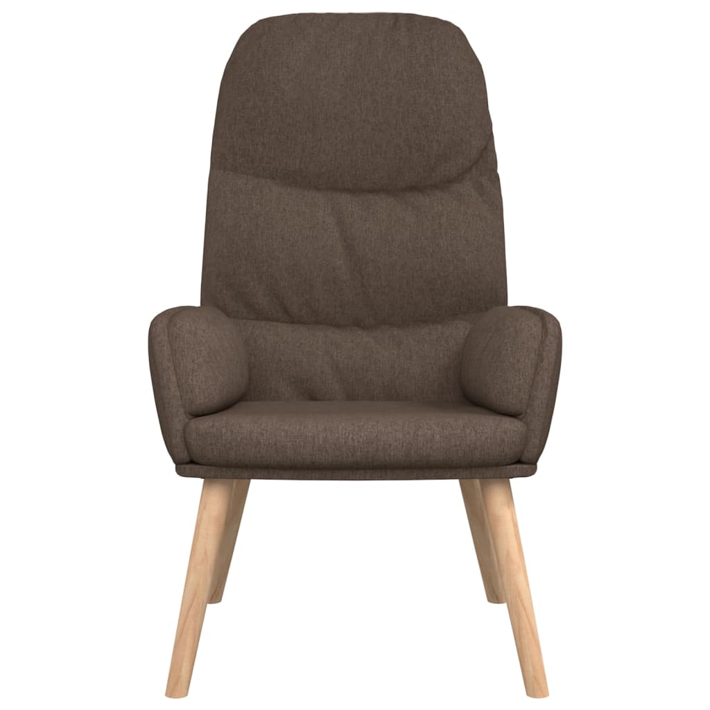 Relax Armchair with Dove Gray Footrest in Fabric