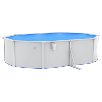 Piscina con Pompa Filtro a Sabbia 490x360x120 cm - homemem39