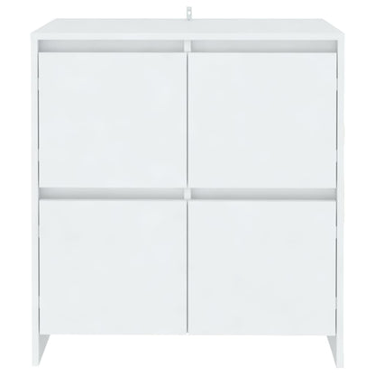 Credenze 2 pz Bianche 70x41x75 cm in Legno Multistrato - homemem39