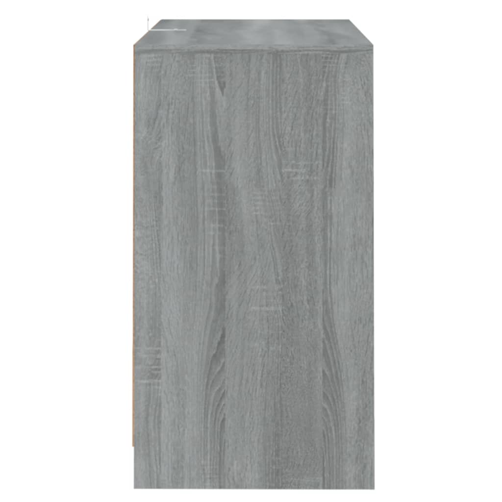 Credenze 2 pz Grigio Sonoma 70x41x75 cm in Legno Multistrato - homemem39