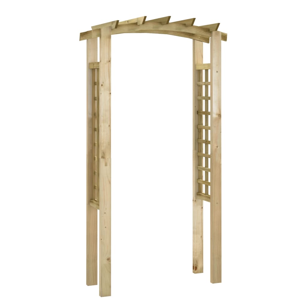 Arco a Traliccio 110x60x210 cm in Pino Massello Impregnato | homemem39