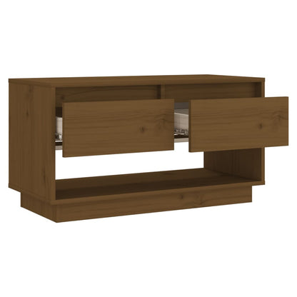 Mobile TV ambra 74x34x40 cm in Legno Massello di Pino