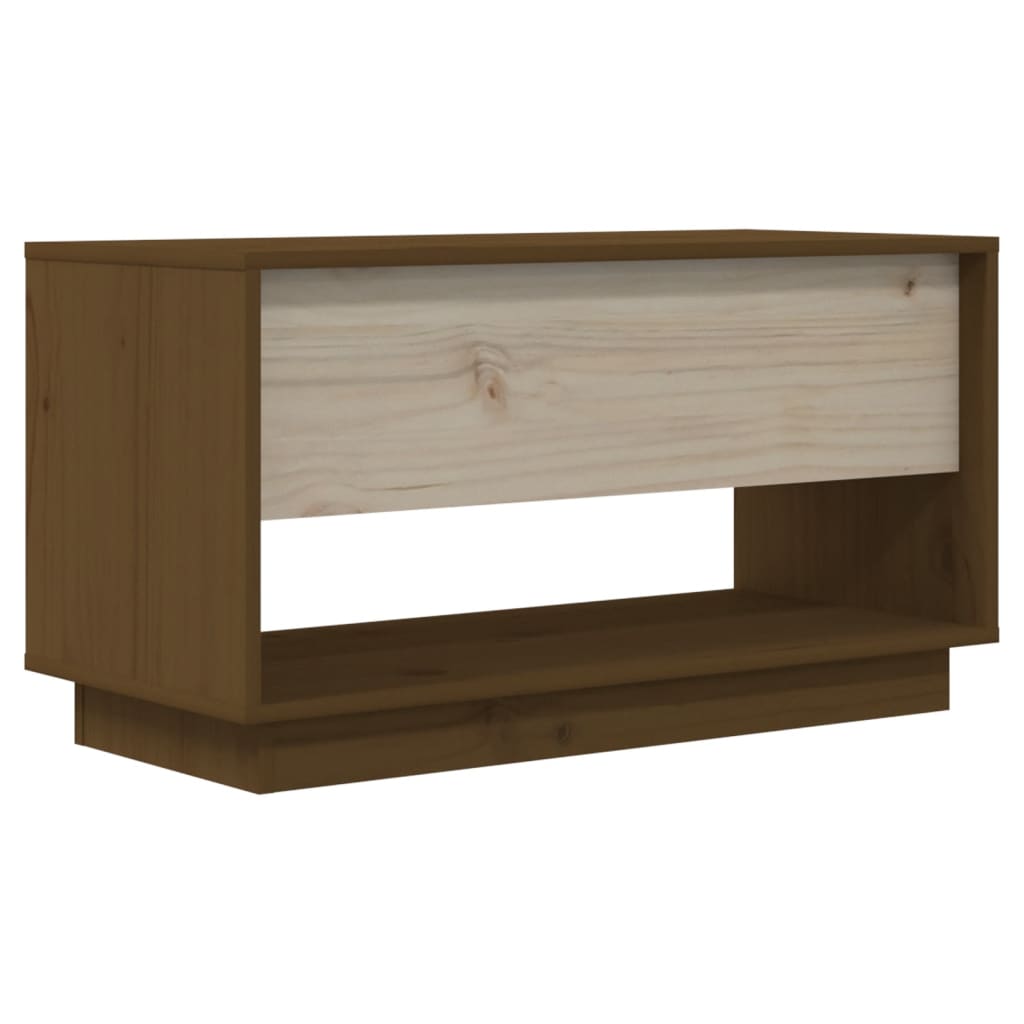 Mobile TV ambra 74x34x40 cm in Legno Massello di Pino