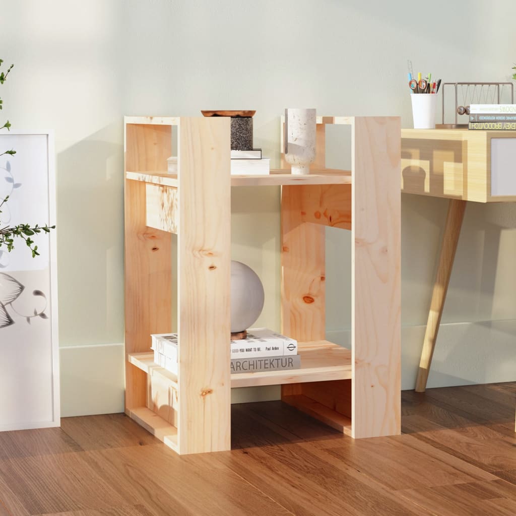 Libreria/Divisorio 41x35x57 cm in Legno Massello di Pino | homemem39