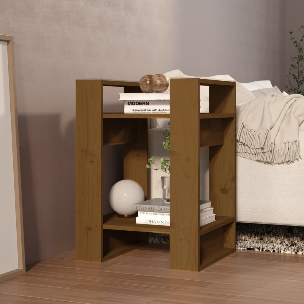 Libreria/Divisorio Ambrato 41x35x57 cm in Massello di Pino | homemem39