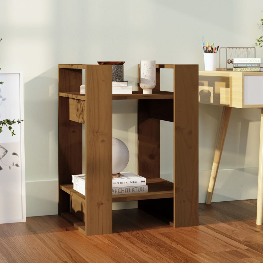 Libreria/Divisorio Ambrato 41x35x57 cm in Massello di Pino | homemem39