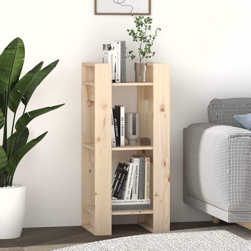 Libreria/Divisorio 41x35x91 cm in Legno Massello di Pino