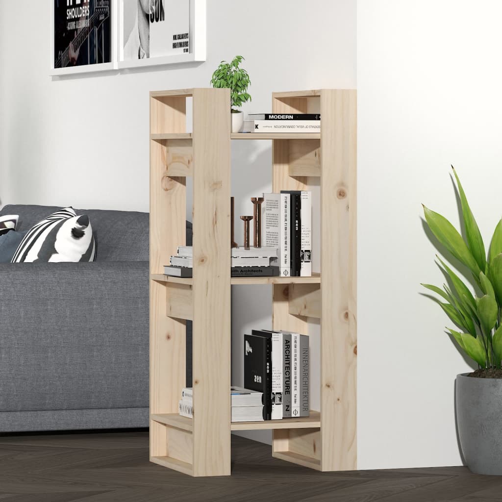 Libreria/Divisorio 41x35x91 cm in Legno Massello di Pino | homemem39