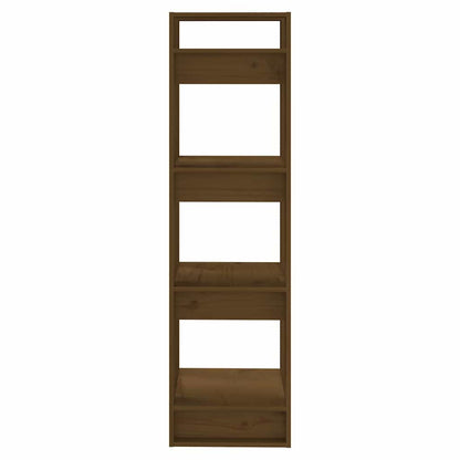 Libreria/Divisorio ambra 41x35x125 cm in Legno Massello