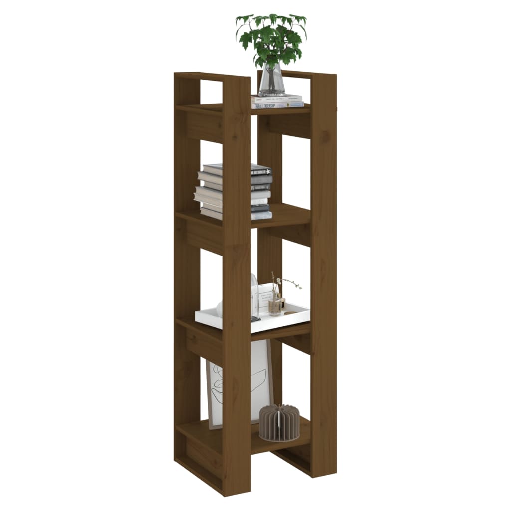 Libreria/Divisorio ambra 41x35x125 cm in Legno Massello | homemem39