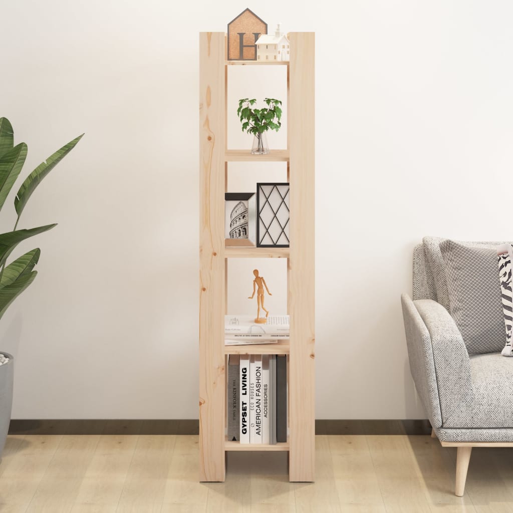 Libreria/Divisorio 41x35x160 cm in Legno Massello di Pino | homemem39