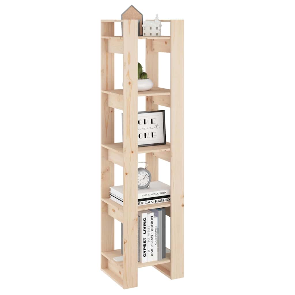 Libreria/Divisorio 41x35x160 cm in Legno Massello di Pino