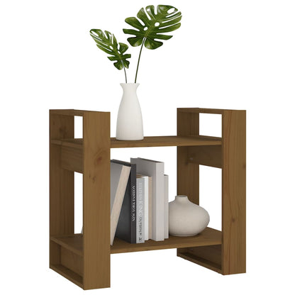 Libreria/Divisorio Ambrato 60x35x57 cm in Legno Massello | homemem39