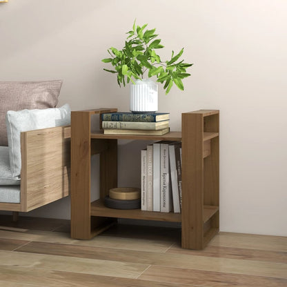 Libreria/Divisorio Ambrato 60x35x57 cm in Legno Massello | homemem39