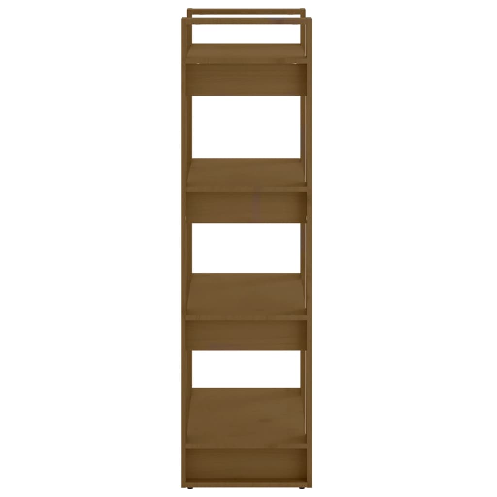 Libreria/Divisorio ambra 60x35x125 cm in Legno Massello