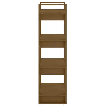 Libreria/Divisorio ambra 60x35x125 cm in Legno Massello