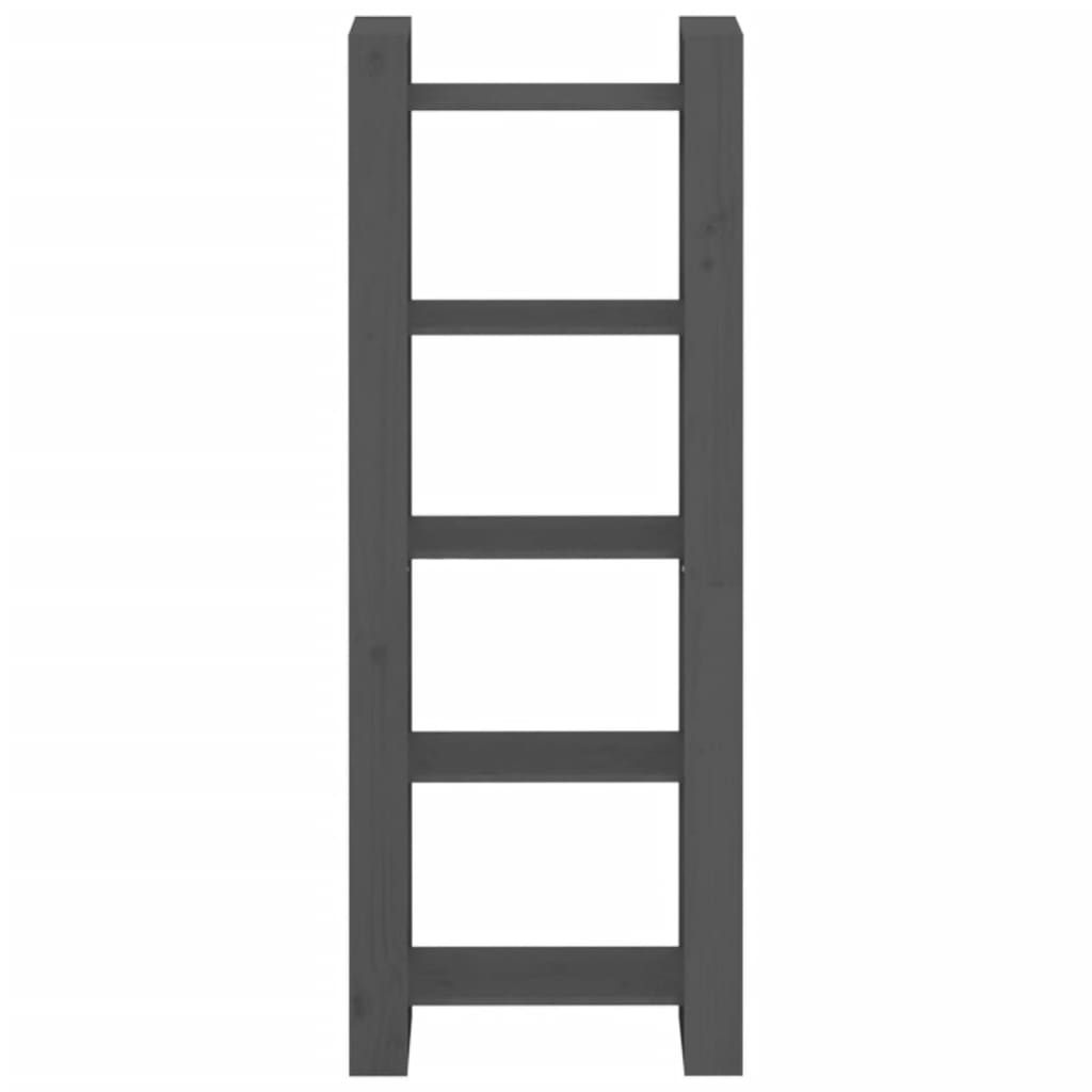 Libreria/Divisorio Grigio 60x35x160 cm Legno Massello | homemem39
