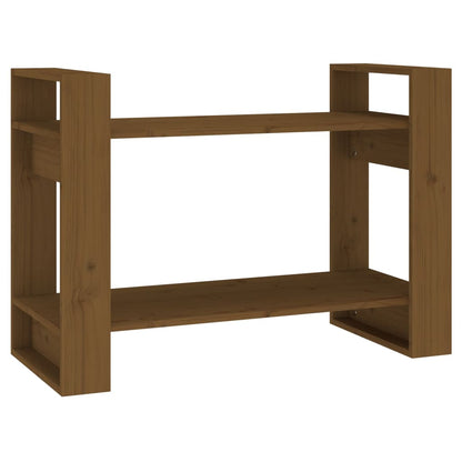 Libreria/Divisorio Ambrato 80x35x56,5 cm Legno Massello di Pino | homemem39