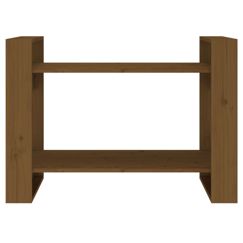 Libreria/Divisorio Ambrato 80x35x56,5 cm Legno Massello di Pino | homemem39